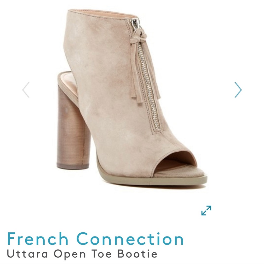 Great condition French Connection Open-Toe Bootie